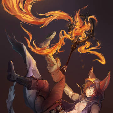 火と一緒に下へ - Down with the flame