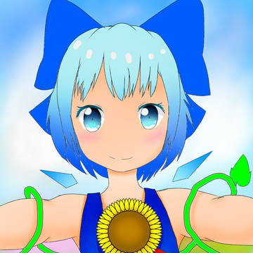日焼けしたチルノちゃん