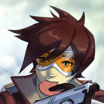 Tracer Stroopwaffel Fan Art