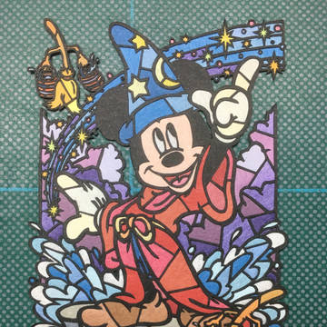 ミッキー 【切り絵】