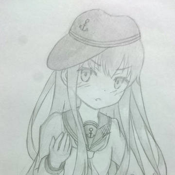 暁改二楽描き