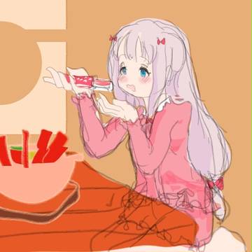カニすきを食べるエロマンガ先生