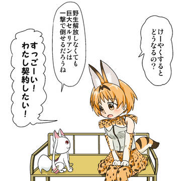 かばん「食べ・・・！？・・・け、契約しないでください！」