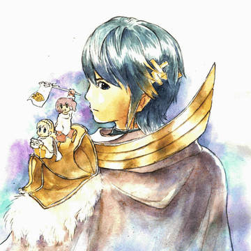 振り返るアルフォンス王子