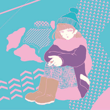 タバコ吸ってる女子