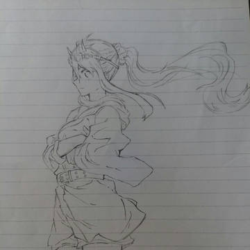 友達のキャラを模写してみたッ！