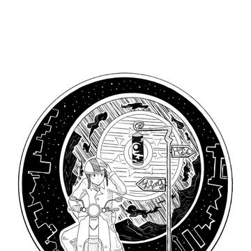 スーパーカブ　イラスト修正