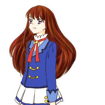 さらさらっと描いた紫吹蘭