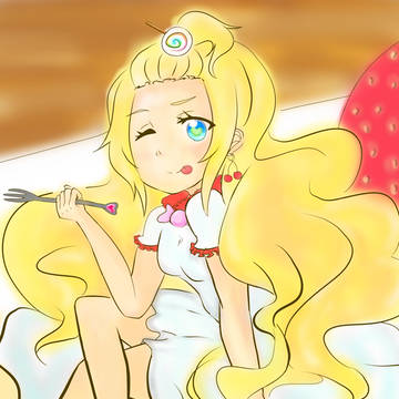ケーキ＋女の子
