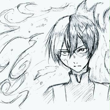 ヒロアカ落書き1