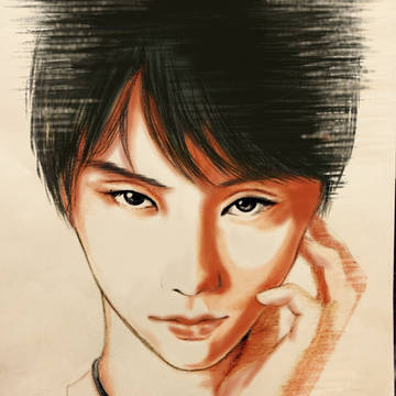 正面顔