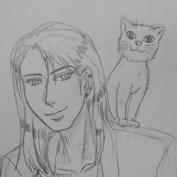 少年 と 猫