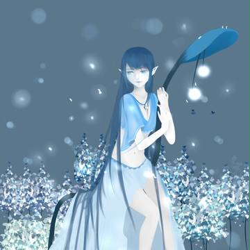 少女和精灵