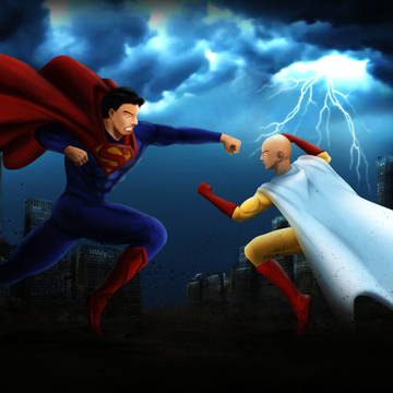 Super Man v.s. One Punch Man
