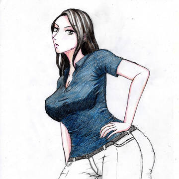 色白巨乳ﾁｬﾝﾈｰさん