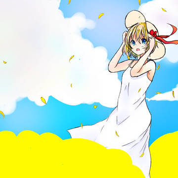 女の子　落書き