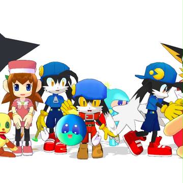 クロノアたち in MMD 2017