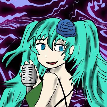こちら幸福安心委員会のミクを見て描いてみました！