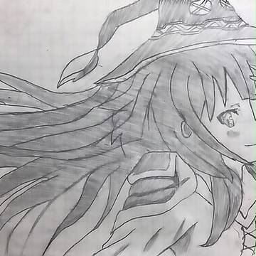 髪を伸ばしためぐみん