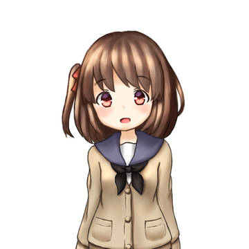 制服カーディガンの女の子