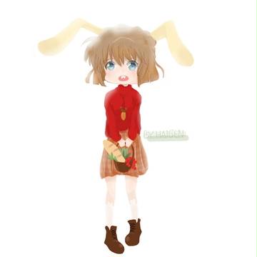 兔耳的Haibara Ai