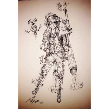 蒸汽朋克小姐姐