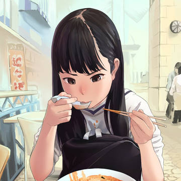 バッグを置くことで油断した妹