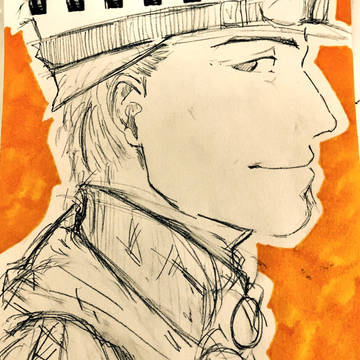 初描きヒューゴーさん
