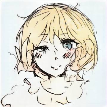ボツ絵に自動着色