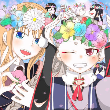 遠征のあとの花畑