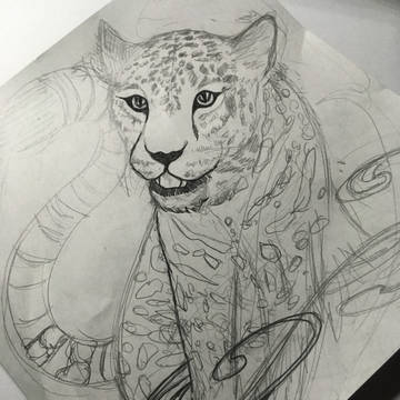 【切り絵】Jaguar