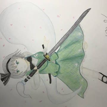 【東方Project】妖夢ちゃんを真剣に描いてみました。