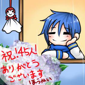 祝!45人フォロワー様