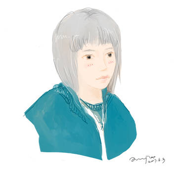 A quiet girl