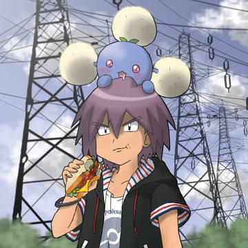 シンジとワタッコと送電線