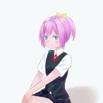 不知火がポーズをとってくれました