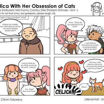 Celica With Her Obsession of Cat