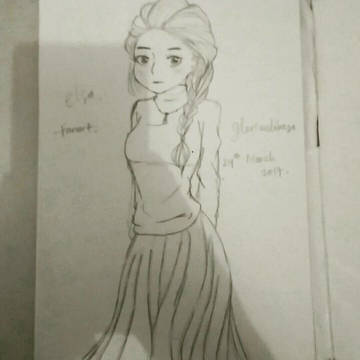 Fanart about Elsa (Frozen)