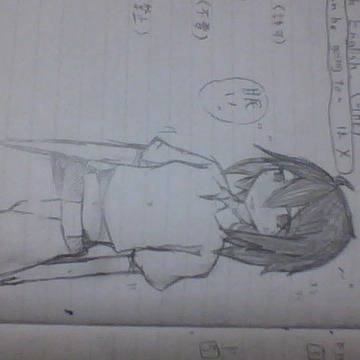 今日の落書きー^^