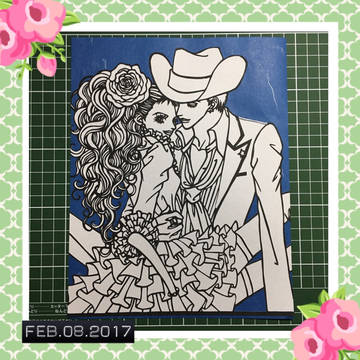 【切り絵】パラダイスキス