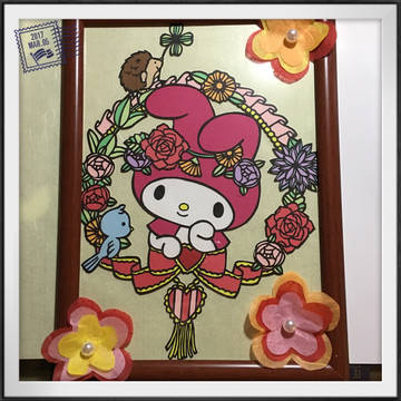 【切り絵】マイメロちゃん