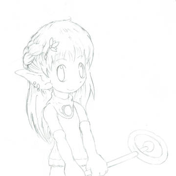 とある方への贈り物（線画