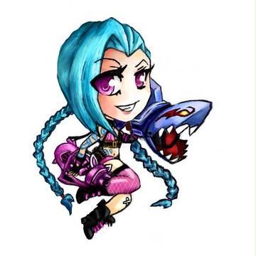 Jinx 電繪仿畫