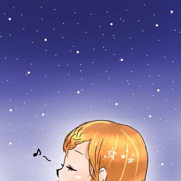 夜の歌う女の子
