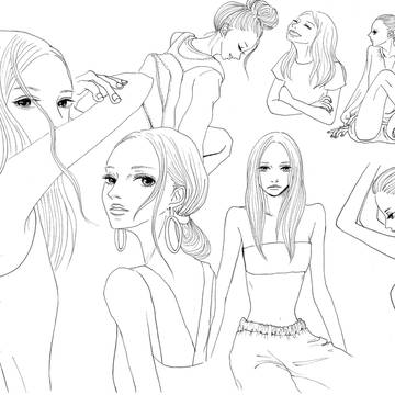 下絵いろいろ
