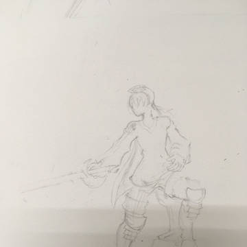 下書きラムザ(カオナシ