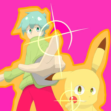 少年とピカチュウ