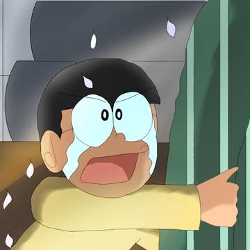 僕だけの力で、君に勝たないと、ドラえもんが安心して帰れないんだ！