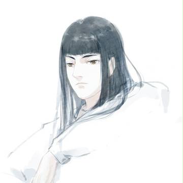 学校要求交自画像，于是有了第一张自画像