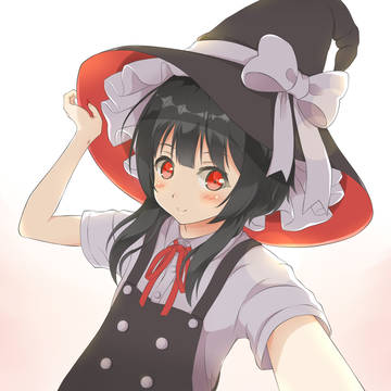 megumin in gensokyo... colorized